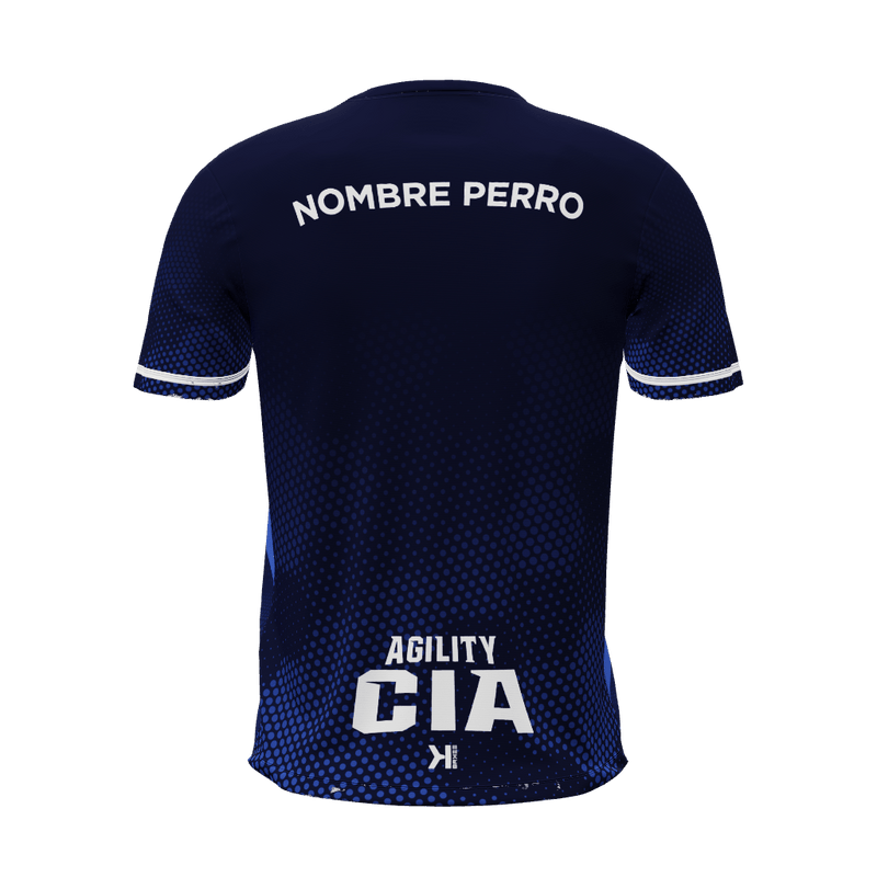 CAMISETA MANGA CORTA TRAINING DISEÑO AZUL - BRK23