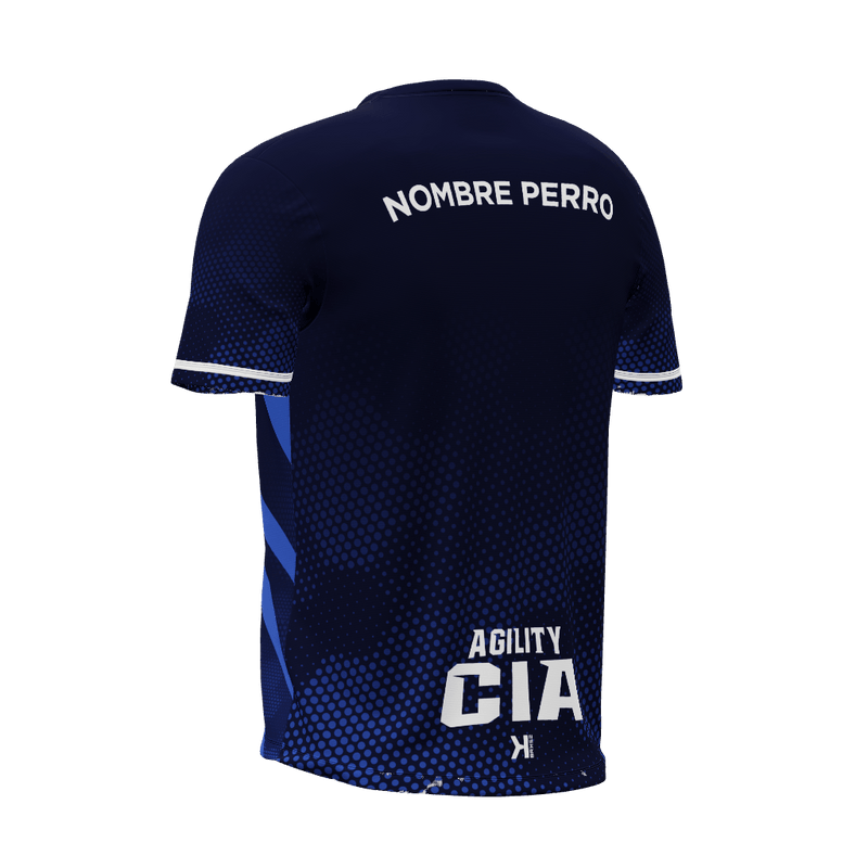 CAMISETA MANGA CORTA TRAINING DISEÑO AZUL - BRK23