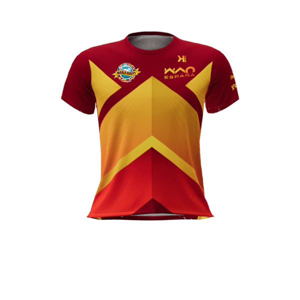 CAMISETA MANGA CORTA TRANING MUJER - SPAIN WAO - BRK23