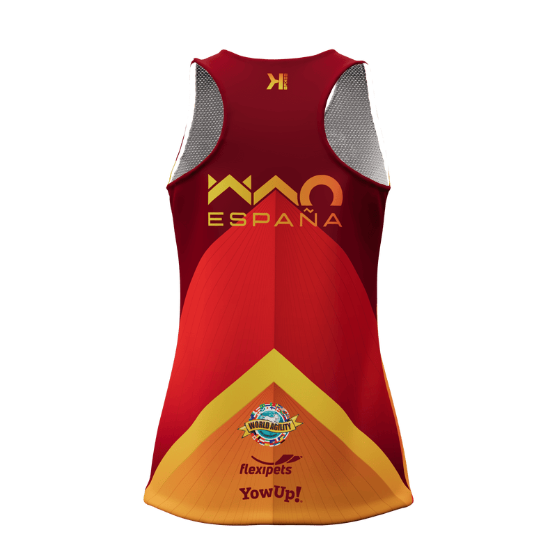 CAMISETA TIRANTES TRAINING MUJER - SPAIN WAO - BRK23