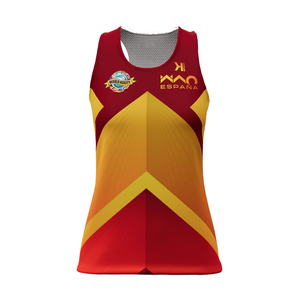 CAMISETA TIRANTES TRAINING MUJER - SPAIN WAO - BRK23