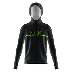 CHAQUETA CORTAVIENTOS IMPERMEABLE CON CAPUCHA PLUS LINE CUSTOM - BRK23