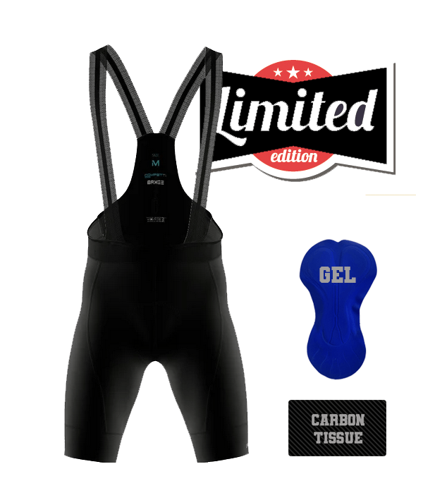 CULOTTE CORTO COMPETTI CARBONO (Badana GEL) - BRK23