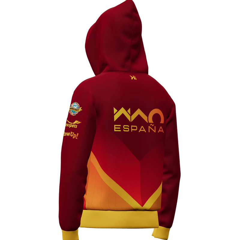 SUDADERA CAPUCHA Y CREMALLERA UNISEX - SPAIN WAO - BRK23