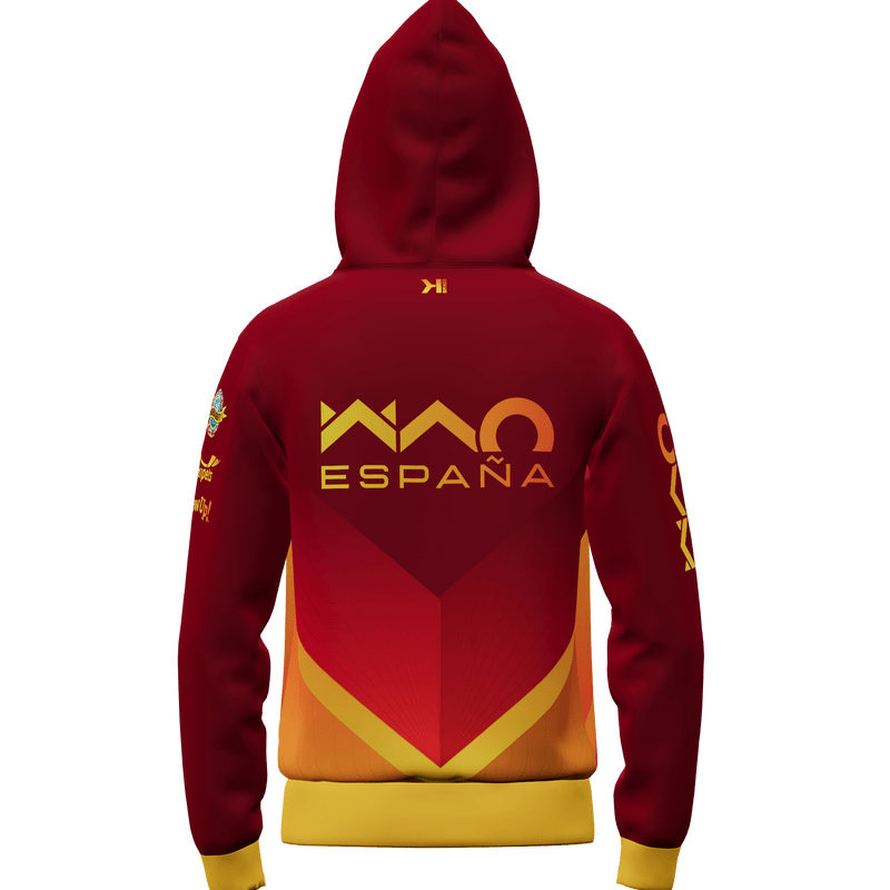 SUDADERA CAPUCHA Y CREMALLERA UNISEX - SPAIN WAO - BRK23