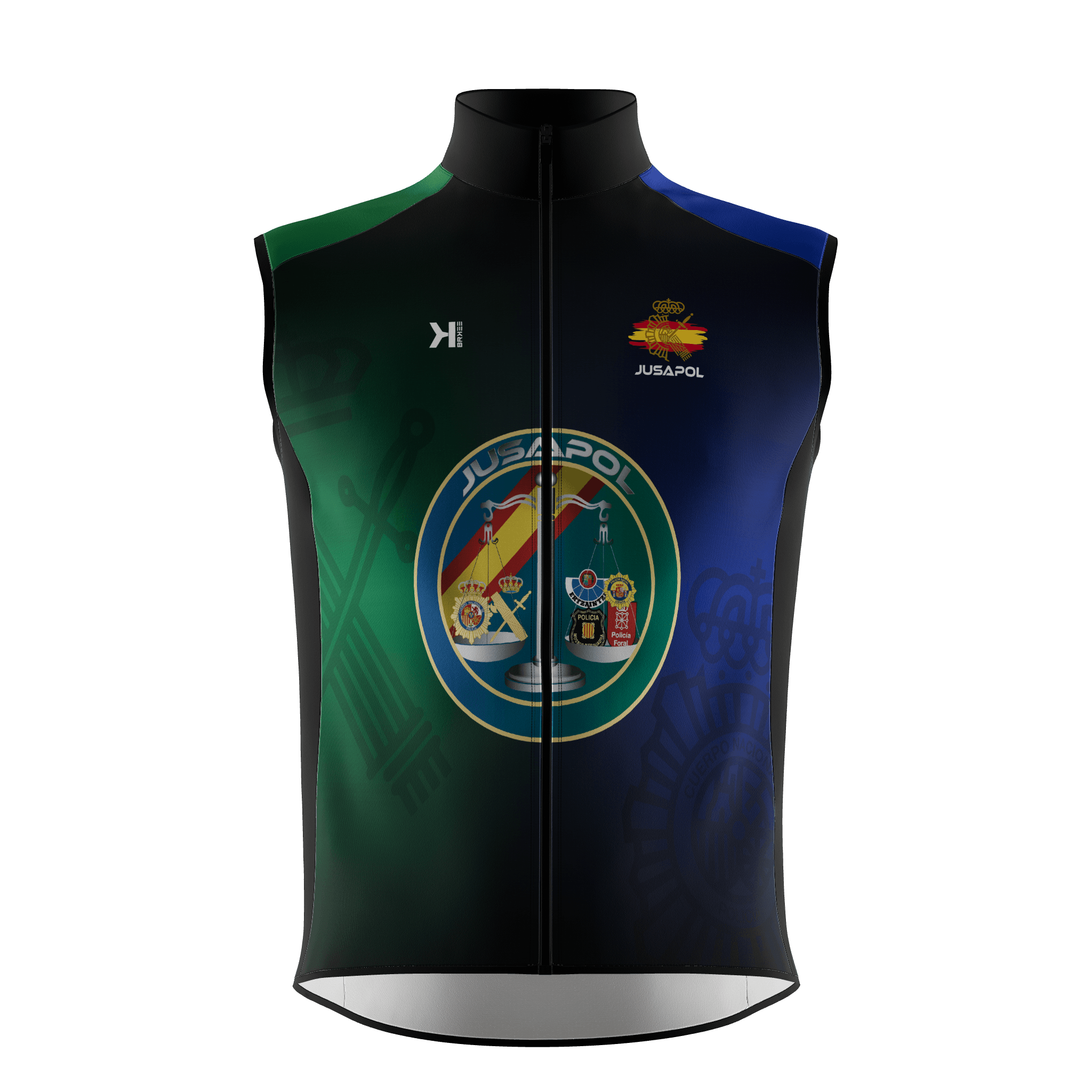 CHALECO CORTAVIENTOS CICLISMO BASIC LINE BRK23 - Main Image